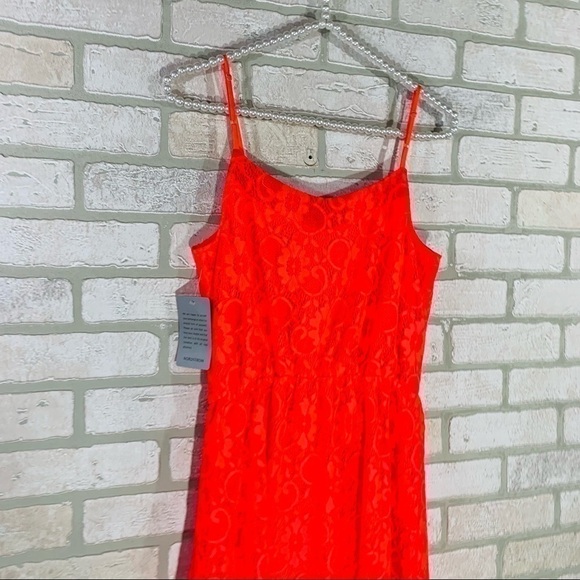 Collective Concepts NWT Coral Sleeveless Lace Dress Size S - Picture 5 of 11